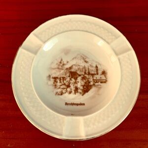 Vintage Johann Haviland Porcelain Ashtray, Bavaria Germany, Like New